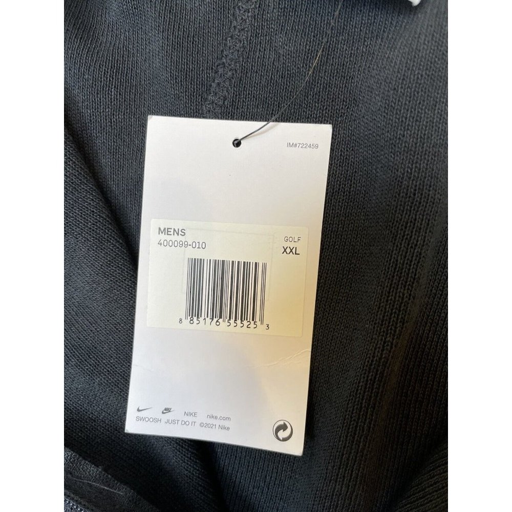 Nike Golf Quarter Zip Sweater Black Mens Size XXL New with Tags - Picture 5 of 7